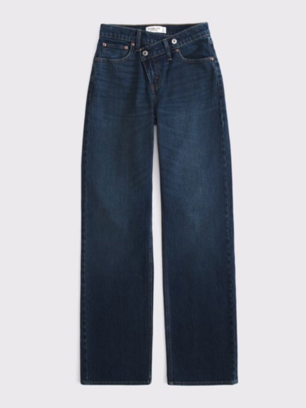 Abercrombie & Fitch High Rise 90’s relaxed jeans 29 R — Crossover Waistband